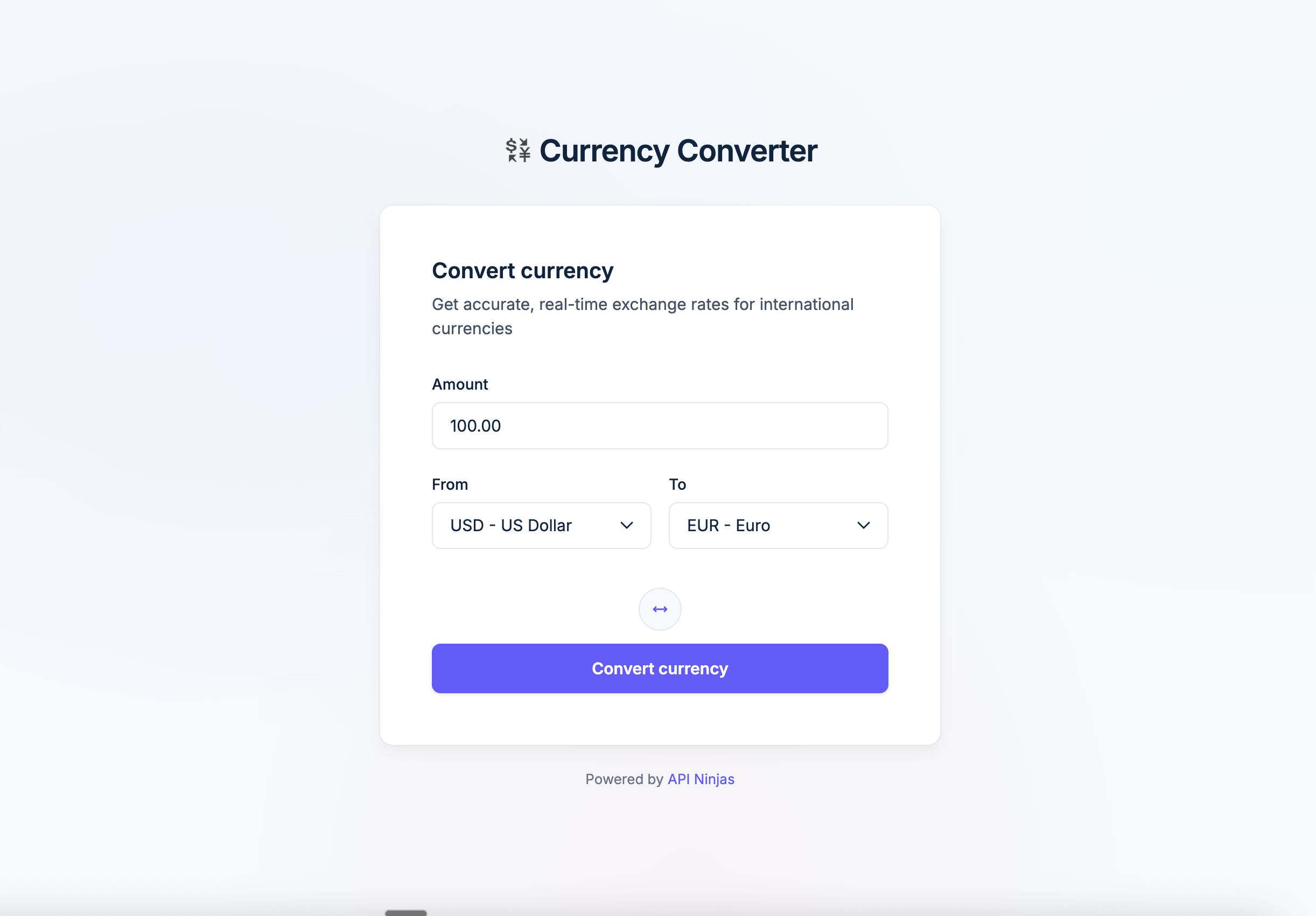 Currency Converter in 10 Minutes